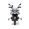 Elektrischer Polizeimotor BMW blau
