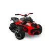 Elektrisches 3-Rad-Quad-Bike rot