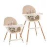Fütterungsstuhl 2 in 1 beige