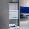 Flexi-S verstellbare Duschtür 76-91x185 cm