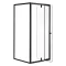 Flexi 80x80 cm wandmontierte Winkelduschkabine ohne Duschwanne
