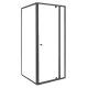 Flexi 80x80 cm Eck-Winkelduschkabine ohne Duschwanne
