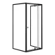 Flexi 90x90 cm wandmontierte Winkelduschkabine ohne Duschwanne
