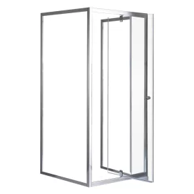   Flexi 80x80 cm wandmontierte Winkelduschkabine ohne Duschwanne