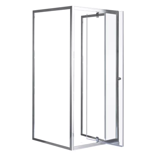 Flexi 80x80 cm wandmontierte Winkelduschkabine ohne Duschwanne