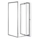 Flexi 90x90 cm wandmontierte Winkelduschkabine ohne Duschwanne