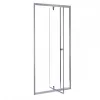 Flexi verstellbare Duschtür 76-91x185 cm