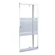 Flexi-S verstellbare Duschtür 96-111x185 cm