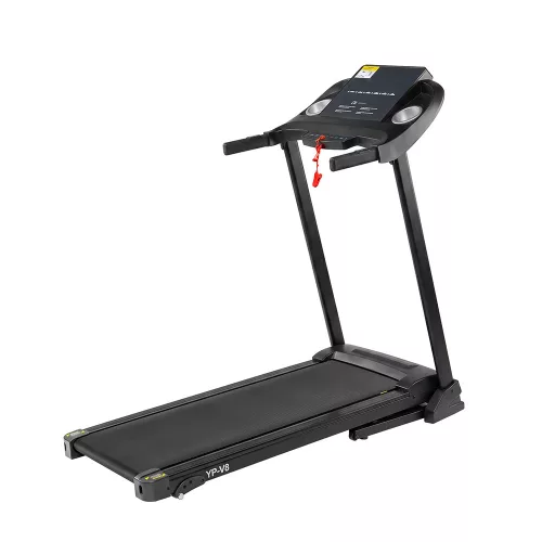 Laufband mit LED-Display Everit Max 120 kg, 0,75 PS, 0,8-12 KM/h, Steigung 0-3%