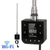 Wifi Heizpatrone für Handtuchhalter mit digitalem Thermostat 600W schwarz
