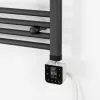 Wifi Heizpatrone Handtuchtrockner für Heizkörper mit digitalem Thermostat 600W weiß