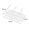 Grillrost Quadrat 53,5x28 cm