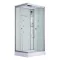 Quadratische Hydromassage-Duschkabine Valerie 70x100 cm
