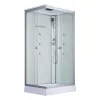 Quadratische Hydromassage-Duschkabine Valerie 80x100 cm