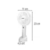 Galar tragbarer usb-Ventilator mit Halterung 4 W 1200 mAh