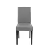 Kelly Leder Esszimmerstuhl in Grau