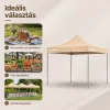Faltbarer Gartenpavillon 3x4,5 m