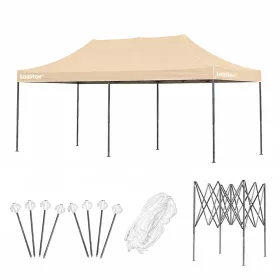 Faltbarer Gartenpavillon 3x6 m