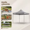 Faltbarer Gartenpavillon 3x6 m