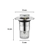 Ablassschraube mit Filter Edelstahl 60 mm