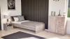 Miami Einzelbett 90x200 cm york eiche-york eiche
