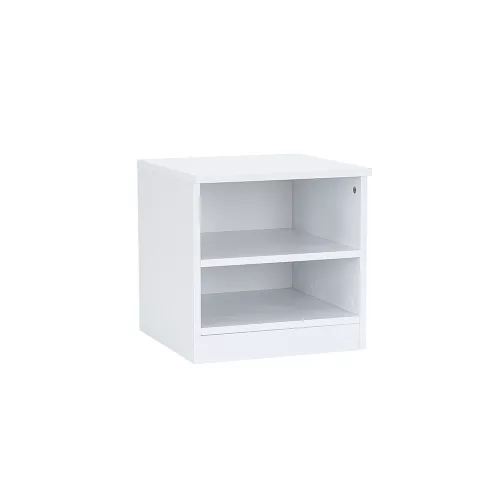 Miami offener Nachttisch 40x40 cm weiß-weiß