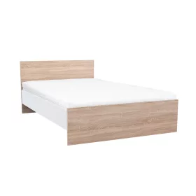   Miami Doppelbett ohne Bettwäsche 140x200 cm sonoma eiche-weiß