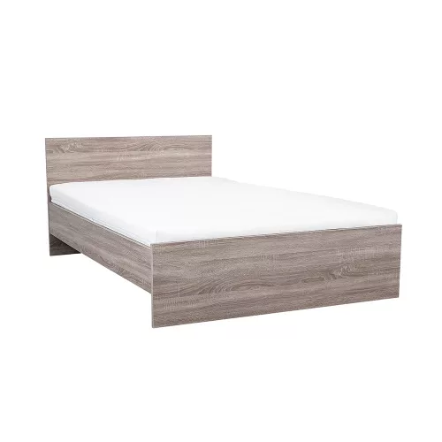 Miami Doppelbett ohne Bettwäsche 140x200 cm York Eiche-York Eiche