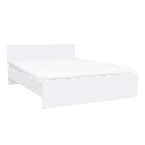 Miami Doppelbett ohne Leinenhalter 160x200 cm weiß-weiß