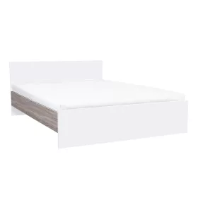   Miami Doppelbett ohne Wäschehalter 160x200 cm weiß-york Eiche