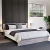 Miami Doppelbett ohne Wäschehalter 160x200 cm Yorker Eiche-weiß