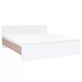   Miami Doppelbett ohne Leinenhalter 180x200 cm weiß-sonoma Eiche