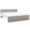 Miami Doppelbett ohne Lattenrost 180x200 cm Yorker Eiche-weiß