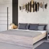 Miami Doppelbett ohne Leinenhalter 180x200 cm York Eiche-Sonoma Eiche