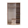 Miami Kleiderschrank 120x205 cm sonoma Eiche-sonoma Eiche