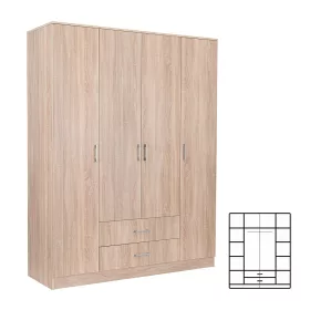 Miami Kleiderschrank 160x205 cm sonoma Eiche-sonoma Eiche