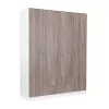 Miami Kleiderschrank 160x205 cm York Eiche-weiß