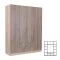 Miami Kleiderschrank 160x205 cm York Eiche-sonoma Eiche