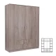 Miami Kleiderschrank 160x205 cm York Eiche-York Eiche