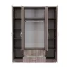 Miami Kleiderschrank 160x205 cm York Eiche-York Eiche