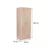 Miami Kleiderschrank 80x205 cm sonoma Eiche-sonoma Eiche