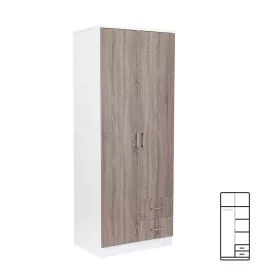 Miami Garderobe 80x205 cm york eiche-weiß