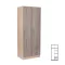 Miami Kleiderschrank 80x205 cm York Eiche-Sonoma Eiche