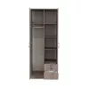 Miami Kleiderschrank 80x205 cm York Eiche-York Eiche