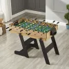4-in-1-Tisch für Tischfußball, Tischtennis, Billard und Curling
