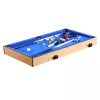 4-in-1-Tisch für Tischfußball, Tischtennis, Billard und Curling