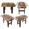 4-in-1-Tisch für Tischfußball, Tischtennis, Billard und Airhockey