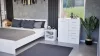 Miami Sideboard 1 Tür 4 Schubladen 80x92 cm weiß-weiß