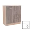 Miami sideboard 1 tür 4 schubladen 80x92 cm york eiche-sonoma eiche