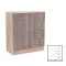 Miami sideboard 1 tür 4 schubladen 80x92 cm york eiche-sonoma eiche